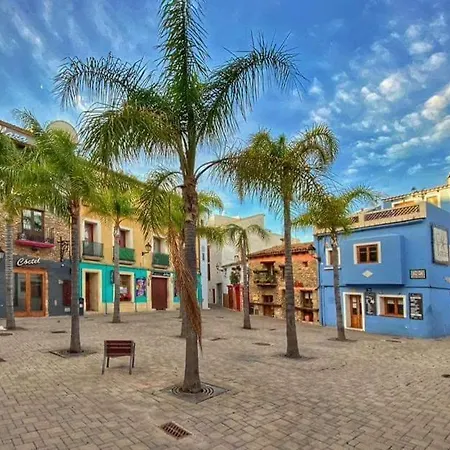 شقة Apartamento Terraza Soleada, Centro 5 Min A Pie, Dos Playas A 150 Metros دينايا